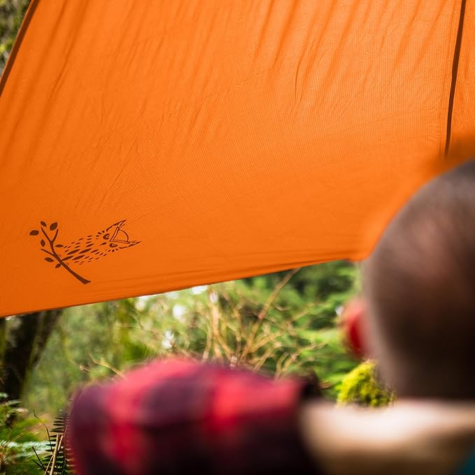 Wise Owl Outfitters Hammock Tarp, Hammock Tent - Rain Tarp for Camping Hammock - Camping Gear Must Haves w/Easy Set Up Including Tent Stakes and Carry Bag
