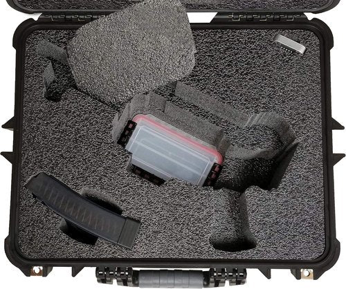 Case Club Case fits CZ Scorpion EVO 3 S1 Pistol or S2 Pistol Micro in Pre-Cut Waterproof Pistol Case with Silica Gel to Help Prevent Gun Rust (Gen 2)