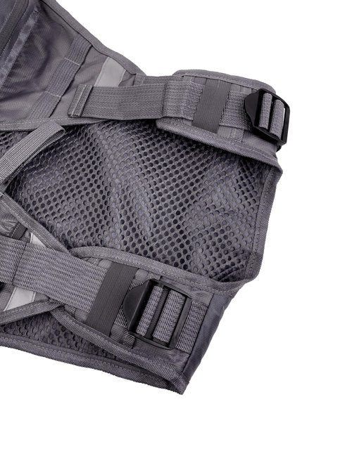 Multi functional breathable vest for sea fishing adventure fishing (grey)
