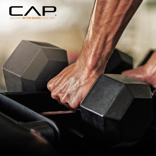 CAP Barbell 150lbs Dumbbell Set Comfort handles Bundle
