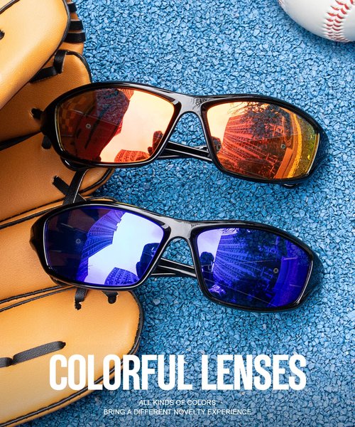 OUKEMAX Polarized Sunglasses-Men Sports Sunglasses: Mens Sunglasses Polarized Running Sun Glasses Driving Fishing 3 Packs