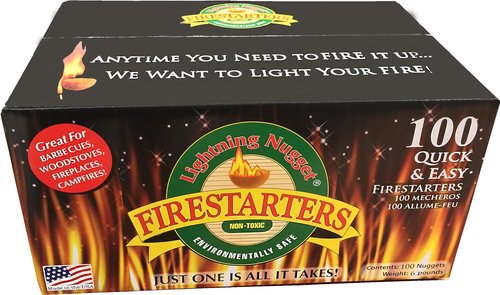 AN100-2 200 Count Fire Starters, Tan (Pack of 200)