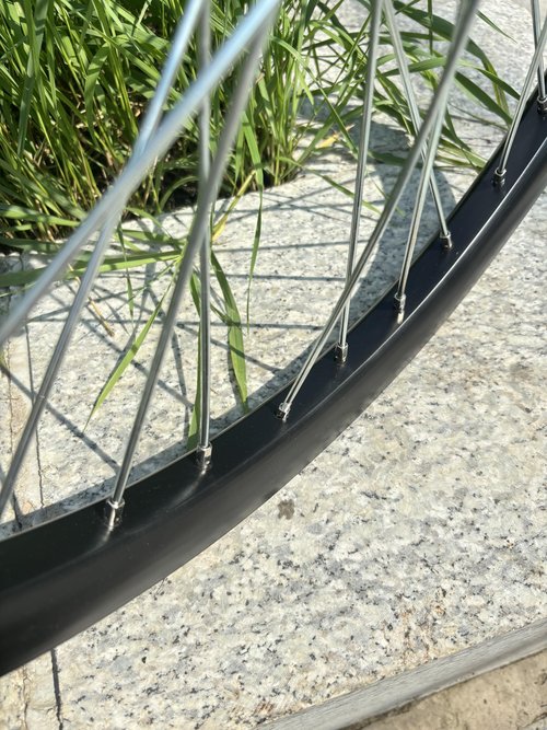 AUTES 26 inch Bicycle Wheel Set Double Wall Aluminum 26" Rim Set,Disc Brake,Front & Rear Heavy Duty Wheelset 10G 36 Spokes for MTB/Road/Cruiser Bikes(Rim Size 22.44")