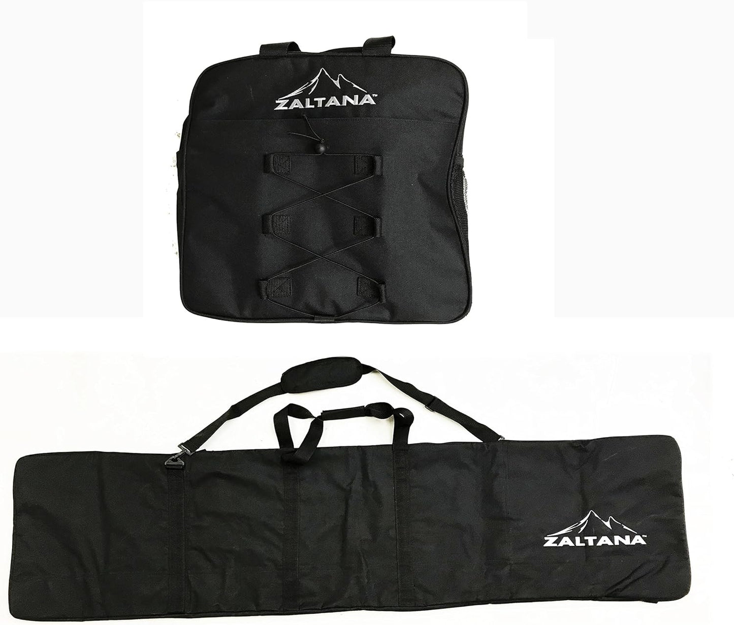 Zaltana Padded Snowboard Carrier Bag Rack Holds & Padded Snowboard Ski Boots Bag Backpack Combo SKB22