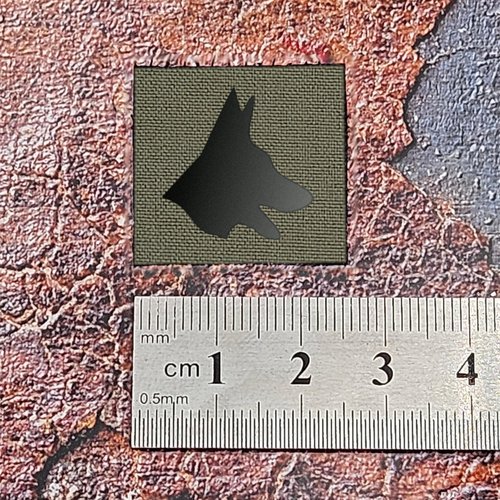 Mini Belgian Malinois K9 Dog Tiny Patch [Ranger Green,Black]
