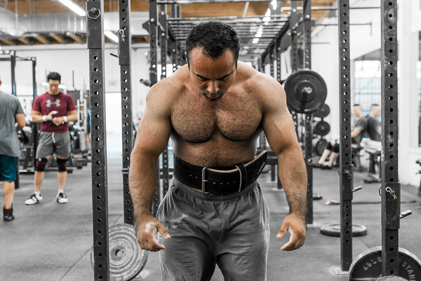Powerlifting Belt/Weight Lifting Belt - 4 Inches Wide - No Taper for Maximum Support & Protection
