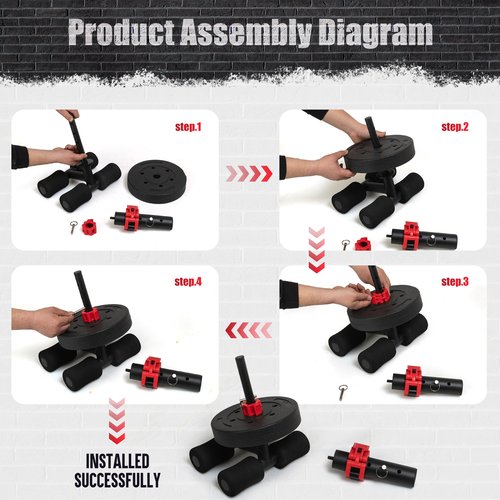 Tib Bar for Tibialis Anterior and Calf Muscle Training Adjustable 1" & 2" Barbell Plate Compatibility, Heavy-Duty Steel, Ideal for Lower Leg Strength, Shin Splint Prevention, and Home Gym Use (Black)