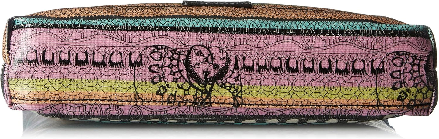 Sakroots Foldover Crossbody Purse - Women's Handbag For Everyday & Travel - Cross Body With Adjustable Shoulder Strap