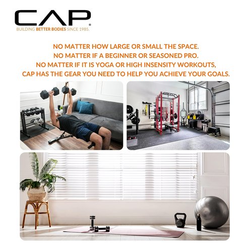 CAP Barbell 150lbs Dumbbell Set Comfort handles Bundle