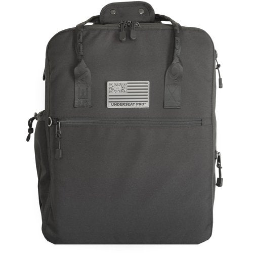 Travel Backpack, Under the Seat Airline Personal Item Compliant for Spirit, Frontier, Allegiant, American, EsyJet and Many More. 18x14x8 inch. (45x36x20 cm) (BLACK, Underseater)