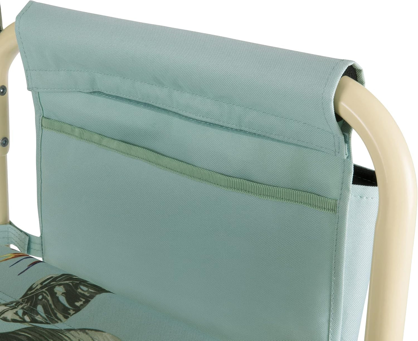 Picnic TIME Outdoor Directors Chair with Side Table, Beach Chair for Adults, Camping Chair with Table