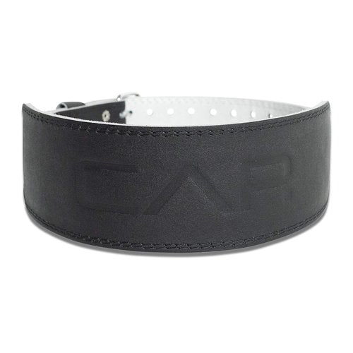 CAP Barbell Premium Leather Weightlifting Belt – Heavy-Duty Support for Squats, Deadlifts, and Core Stability(Large, 4in W x 47in L)