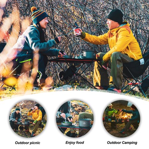 widesea Portable Camping Table Ultralight Mesh Folding Beach Table for Camping, Hiking, Backpacking Outdoor Picnic, Mesh Folding Table with Mesh Bag