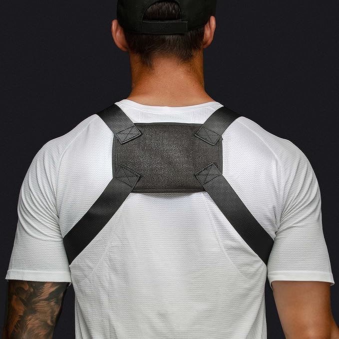 MVRK Water Resistant Chest Bag - Lightweight Tactical Chest Bag For Outdoor Training, Running Chest Pack For Men With Extra Storage