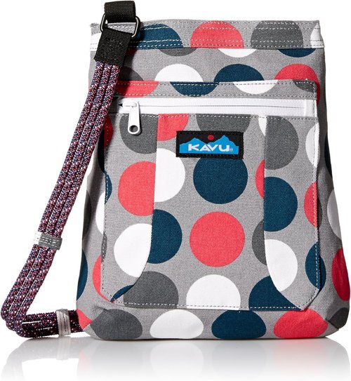 KAVU Keepalong Semi Padded Sling Canvas Rope Crossbody Bag