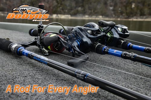 Dobyns Rods Sierra Ultra Finesse Casting / 6'5" / 1 PC / 2-8 LB LINE Weight / 1/16-5/16 OZ Lure Weight/Light MOD Action/EX-Fast TIP/Cork-Split Handle