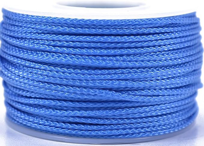 BORED? PARACORD! Nylon Micro Cord - 125 or 1000 Foot Spool Options - 70+ Colors and Patterns - 1.18mm Cord