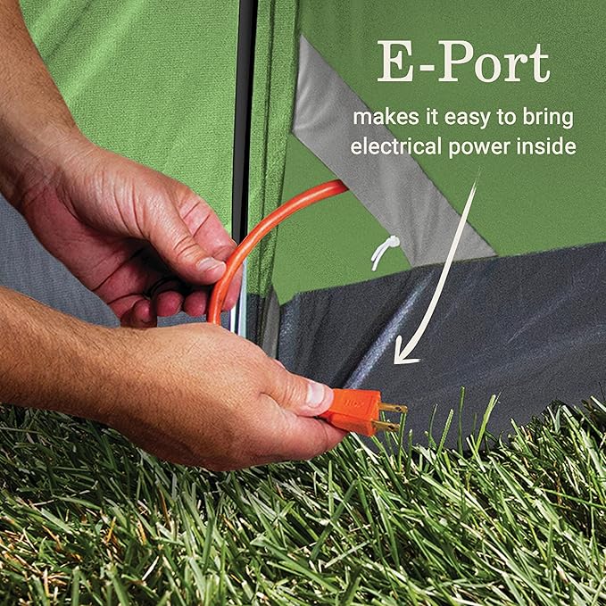 Coleman Sundome 6-Person Tent with Rainfly, Weatherproof Tent Sets Up in 10 Mins