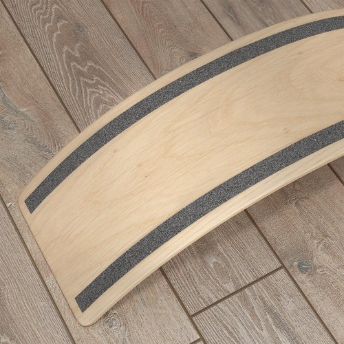 Qaba Balance Board Kids, Wooden Wobble Board for Children, 35 Inch Toddler Balance Board Open Ended Learning Toy for Years 3-8, Wood