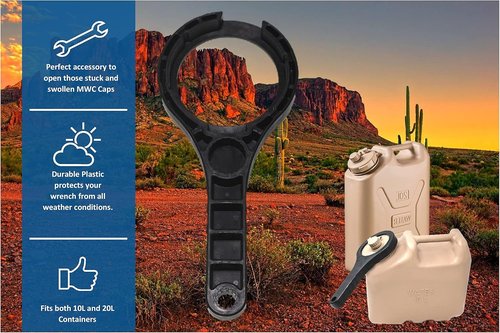 JSP Manufacturing Miltary Water Cap Wrench for your Scepter LCI & Skilcraft Military Water Cans MWC Made in America (CAP NOT INCLUDED)