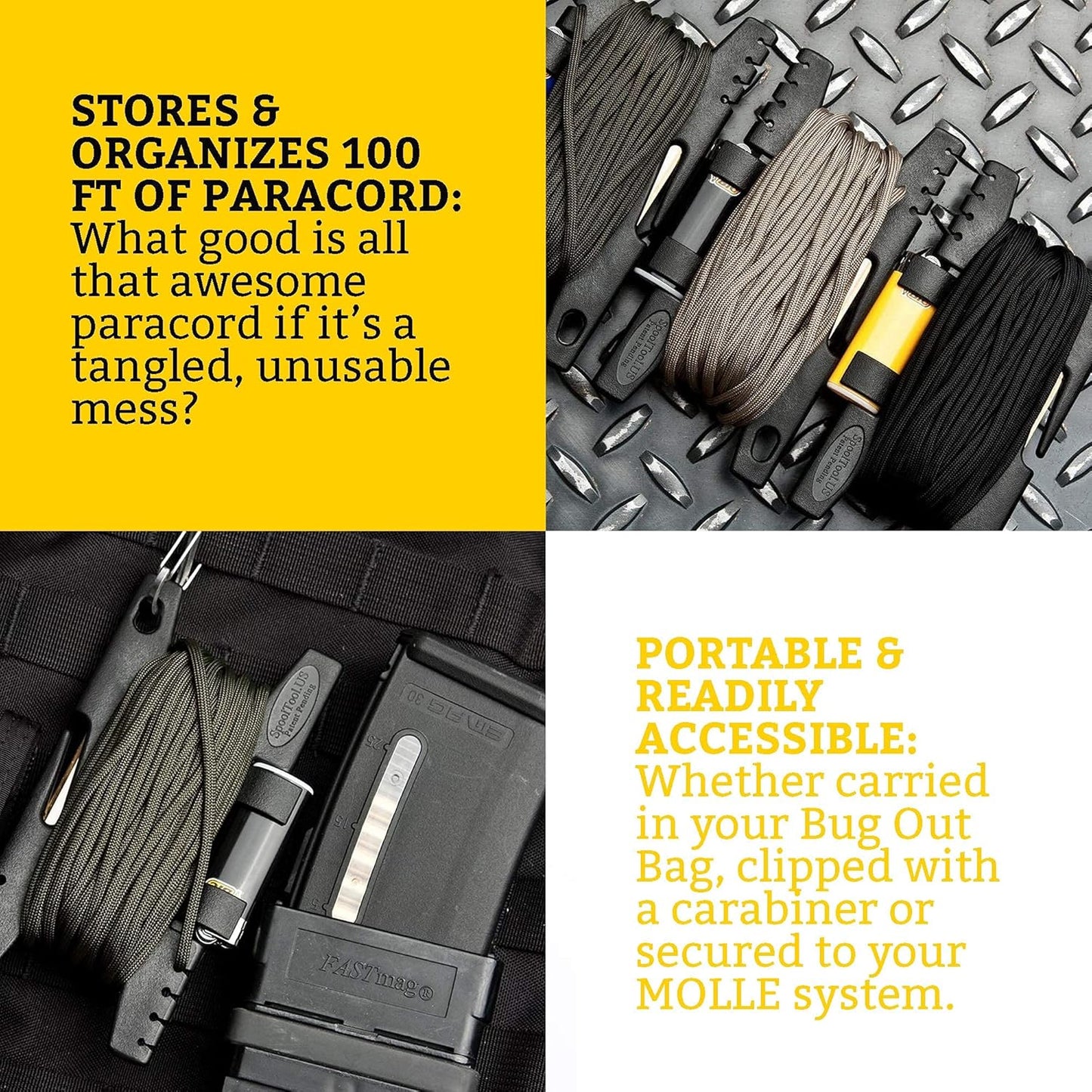TricornE-Spool Tool-Multifunctional Paracord Device