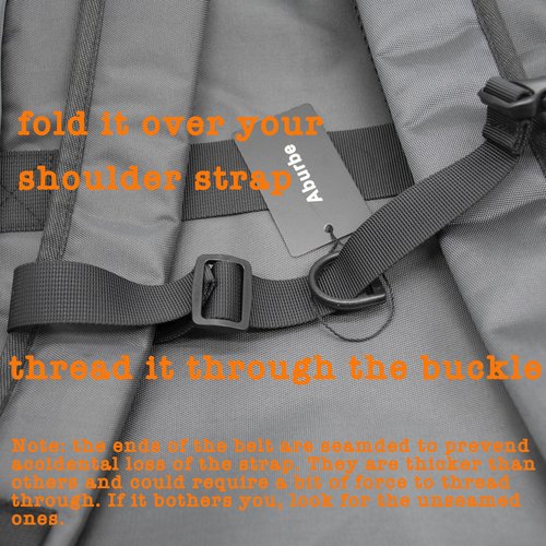 Backpack Chest Strap, Universal Add on Adjustable Sternum Strap, Chest Belt Replacement, with Heavy Duty Quick Release Buckle Clip, for Travel, Hiking, Camping, School(Black)