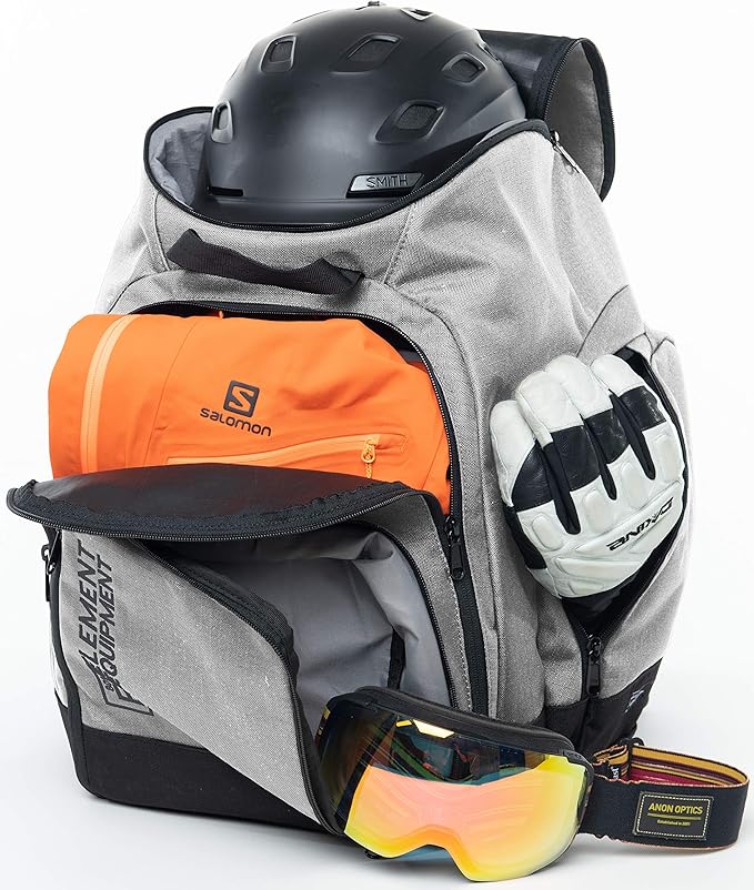 Element Equipment Ultimate Boot Bag Backpack to Carry Ski Boots Snowboard Boots