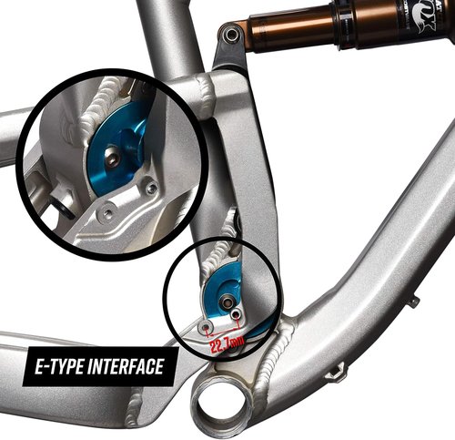 Funn Zippa Lite MTB Chain Guide, E-Type Mount (SRAM S3 Compatible), 26T-36T, Bicycle Chain Protector