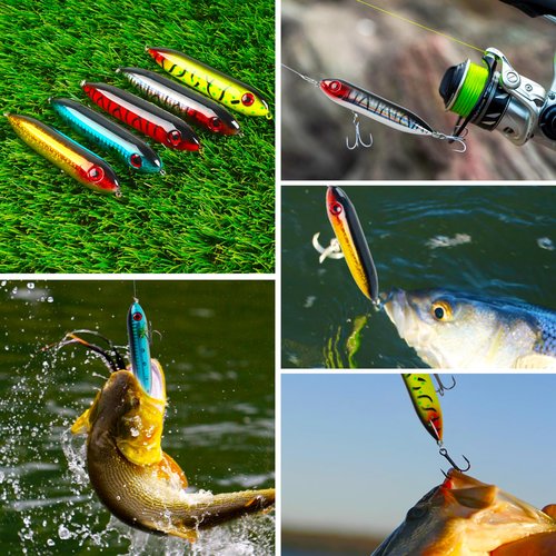 Catfish Rattling Line Float Lure for Catfishing, Demon Dragon Style Catfish Spook Rattle Floats for Santee Cooper Rig Catfishing Tackle 10pcs