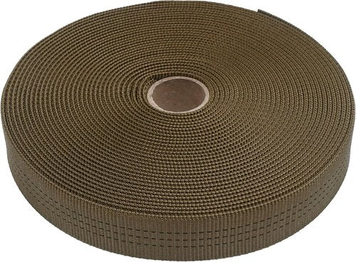 GM CLIMBING 1 inch Nylon Tubular Webbing Tape CE UIAA Certified 4000lb Heavy Duty for Climbing Rescue Rope Works Survival Outdoor General Purposes