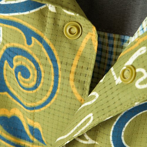 Club Ride Apparel Men's Motive Biking Shirt - Short Sleeve Cycling Jersey - Moss Stone Paisley - X-Large