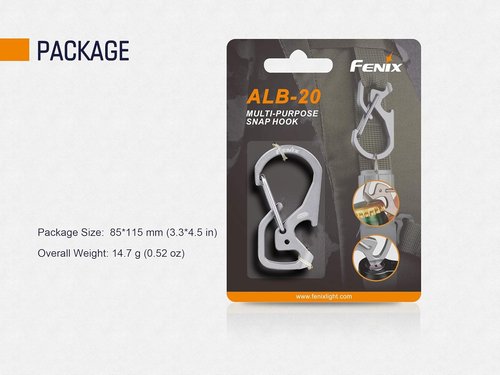 fenix Unisex's ALB 20 ALB20, Titanium