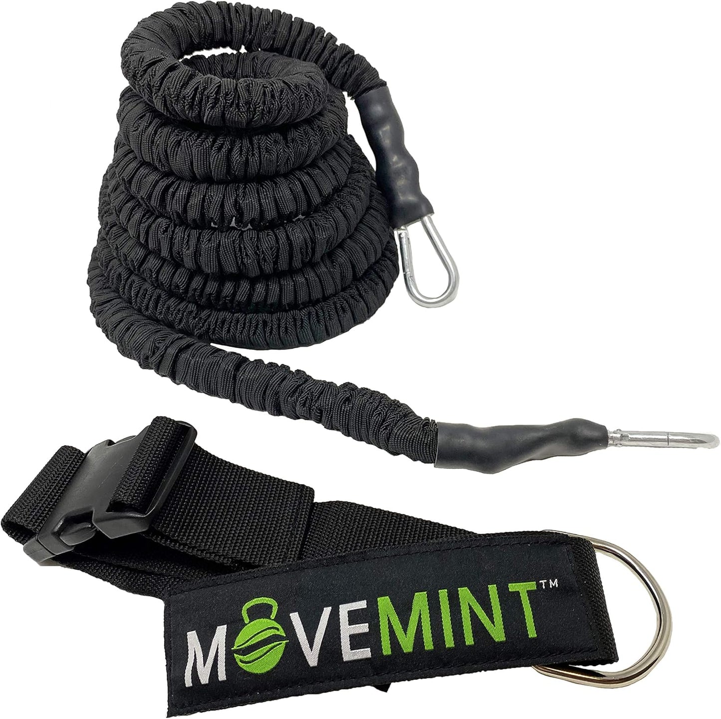 MOVEMINT 33ft Speed Bungee Band Trainer, 90+lbs Resistance (Longest in Market)
