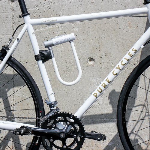 Kryptonite Kryptolok Mini-7 Bike U-Lock, Heavy Duty Anti-Theft Bicycle U Lock, 12.7mm Shackle with Mounting Bracket and Keys, High Security Lock for Bicycles Scooters