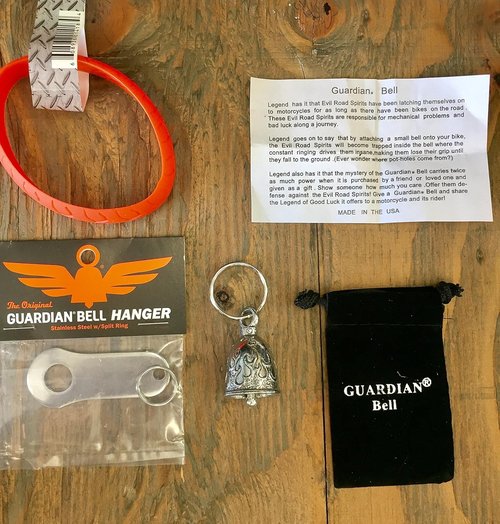 Guardian Bell FLAME COMPLETE MOTORCYCLE KIT W/HANGER & WRISTBAND