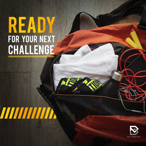 BAY GEAR CO. Wrist Straps for Weightlifting - 1 Pair Cotton Lifting Straps with Neoprene Padding, Comfortable Gym Essentials for Enhanced Grip Strength - Unique Printed Caution Design