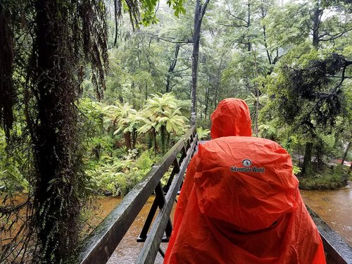 Adventure World Globotrekker Backpack Poncho Lightweight Waterproof Rain Poncho for Hiking, Camping, Travel & Outdoor Use