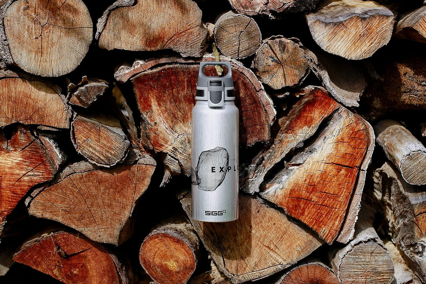 SIGG - WMB ONE Top (One Size) - Replacement Lid Wide-Neck Water Bottles - Flip Top - Gasket Included - Accessories