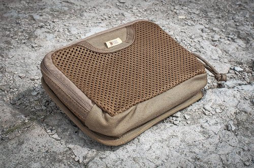 M-Tac Tactical Bag Insert Modular Organizer Utility Admin Pouch Hook Fasteners - Mesh Pocket