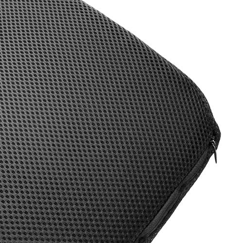 Custom Memory Foam Seat Cushion Soft Accessories for Indoor Exercise with Washable Cover, Straps for Rowing Machine, Recumbent Stationary Bike Pad