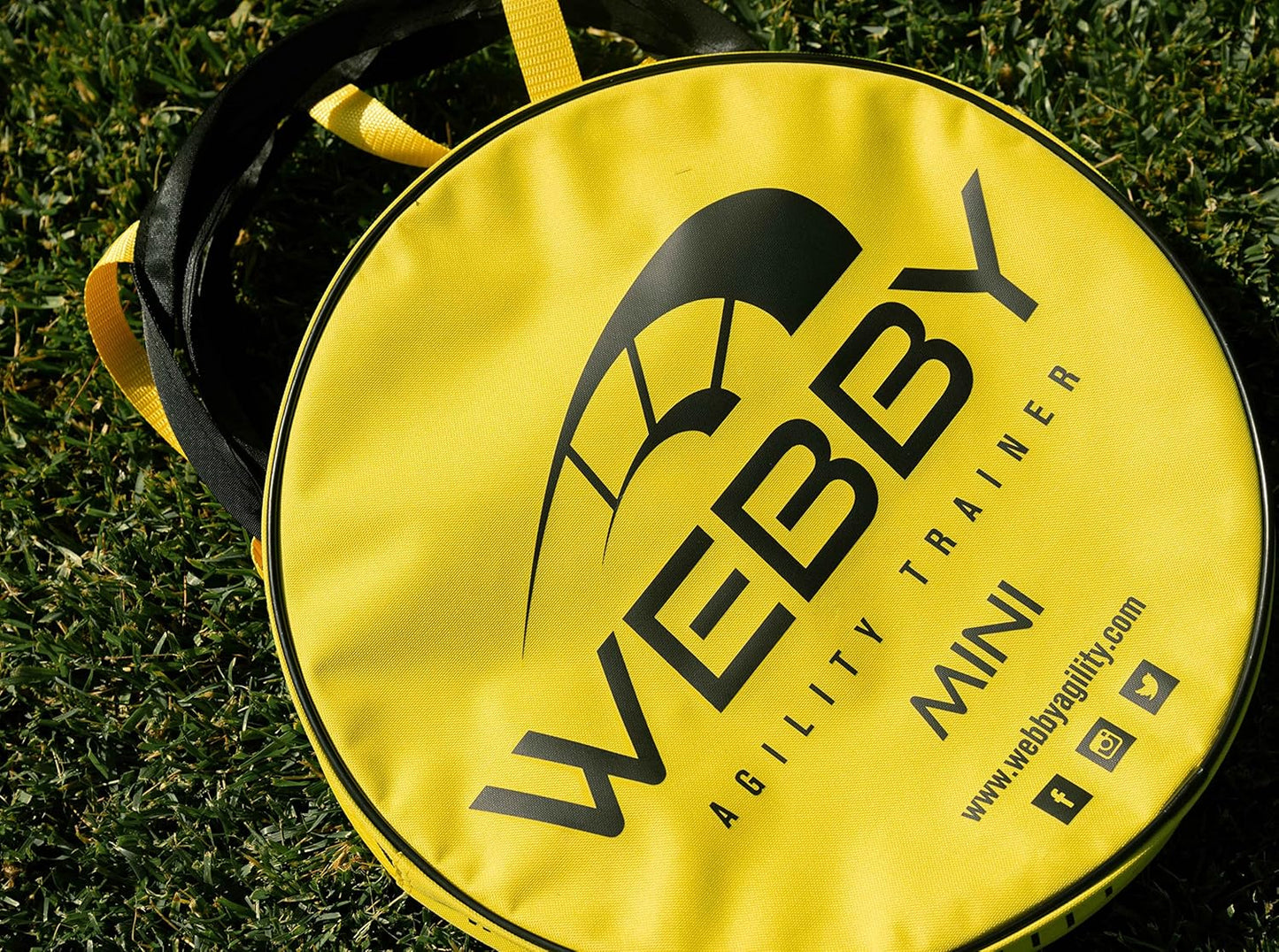 Webby Agility Trainer – Circle Speed and Agility Ladder for High Intensity Reactive Footwork Drills and Skills – A Circular Piece of Reaction Training Equipment That Changes The Way You Move
