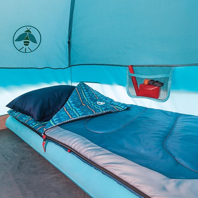 Coleman Kids Wonder Lake Tent, 2-Person Glow-in-The-Dark Tent for Campsite, Backyard, or Indoor Use, Sets Up in About 10 Minutes, Rainfly Included