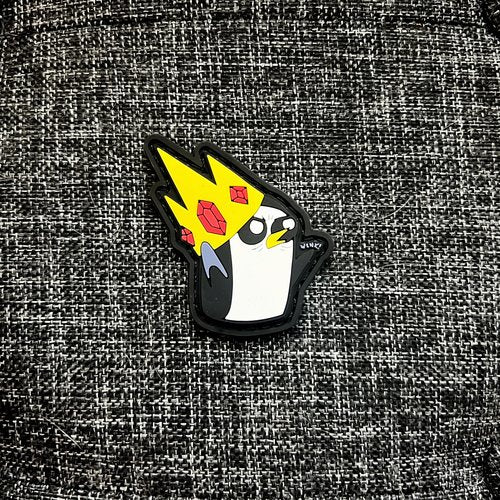 Penguin King - PVC Morale Patch | Hook & Loop Backing